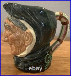 Royal Doulton Character Jug Granny Toothless D5521 Large 1940s Logo Only