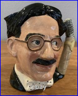 Royal Doulton Character Jug Groucho Marx D6710 Large 1983