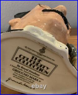 Royal Doulton Character Jug Groucho Marx D6710 Large 1983