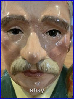 Royal Doulton Character Jug H. G. Wells D7095 Large 1998 Limited Edition Signed Royal Doulton Character Jug H. G. Wells D7095 Large 1998 Limited Edition Signed