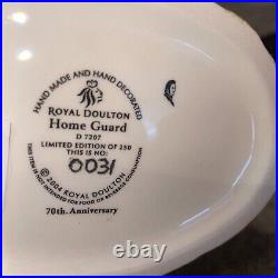 Royal Doulton Character Jug Home Guard D7207 MIB #31 Of 250. Rare