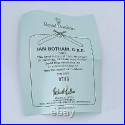 Royal Doulton Character Jug IAN BOTHAM. Limited Edition. Rare. PO RD6-15