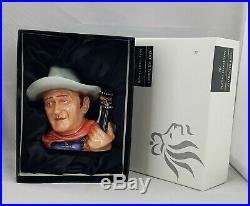 Royal Doulton Character Jug John Wayne D7269 Large Jug of the Year 2007 Boxed