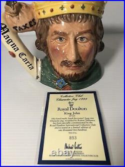 Royal Doulton Character Jug KING JOHN D7125 (Ltd. Ed. 1500)