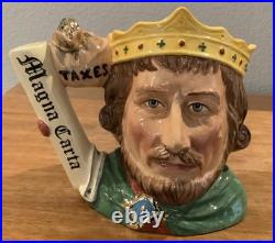 Royal Doulton Character Jug King John D7125 Large Collector Club Limited Ed 1998