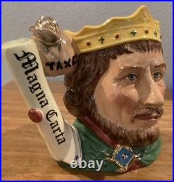 Royal Doulton Character Jug King John D7125 Large Collector Club Limited Ed 1998