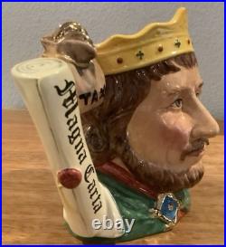 Royal Doulton Character Jug King John D7125 Large Collector Club Limited Ed 1998