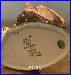 Royal Doulton Character Jug King John D7125 Large Collector Club Limited Ed 1998