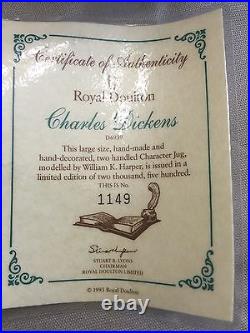 Royal Doulton Character Jug Large Charles Dickens D6939