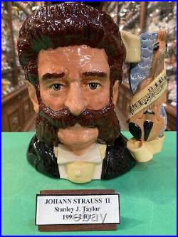 Royal Doulton Character Jug Large Johann Strauss II D7097