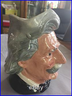 Royal Doulton Character Jug Large Mark Twain D6654