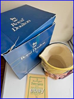 Royal Doulton Character Jug Large Sairey Gamp D6770 #196 WITH COA AND BOX