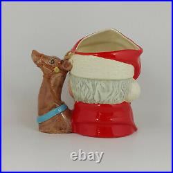 Royal Doulton Character Jug Large Santa Claus Reindeer D6675 0081 RD