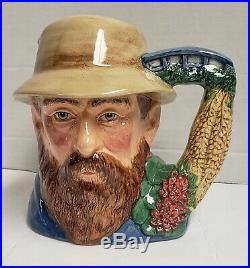 Royal Doulton Character Jug Large Toby Mug Claude Monet D7150 7-1/4 2000