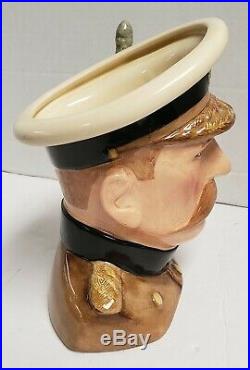 Royal Doulton Character Jug Large Toby Mug Lord Kitchener D7148 7-1/4 1999