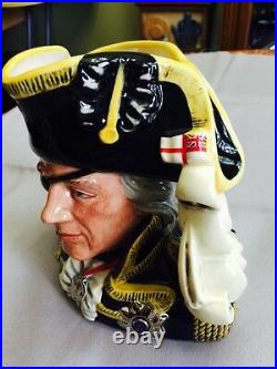 Royal Doulton Character Jug Large Vice-Admiral Lord Nelson D6932