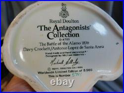 Royal Doulton Character Jug Limited Edition Antagonists Battle Of Alamo D6729