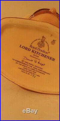 Royal Doulton Character Jug Lord Kitchener D7148 Large 7 1/4 2000 Ltd 2,000