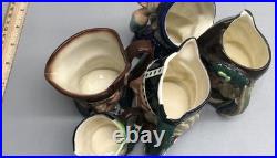 Royal Doulton Character Jug Lot 5 Pc Viking Old Salt Smuggler Beswick Vintage Royal Doulton Character Jug Lot 5 Pc Viking Old Salt Smuggler Beswick Vintage