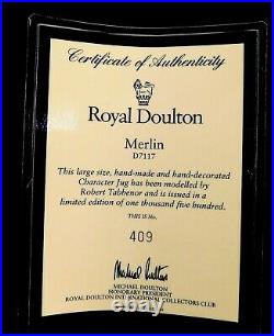Royal Doulton Character Jug Merlin D7117