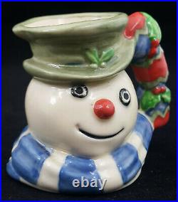 Royal Doulton Character Jug Mini Christmas Cracker Snowman D7158 JB0061