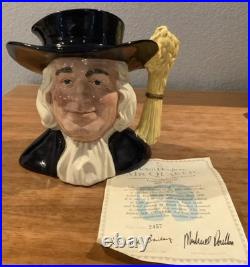 Royal Doulton Character Jug Mr. Quaker D6738 Large size 1984 Limited Ed. WithCOA