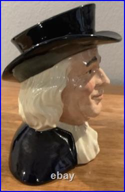 Royal Doulton Character Jug Mr. Quaker D6738 Large size 1984 Limited Ed. WithCOA