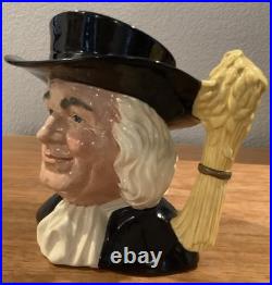 Royal Doulton Character Jug Mr. Quaker D6738 Large size 1984 Limited Ed. WithCOA