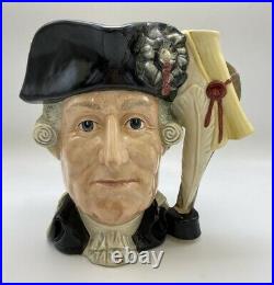 Royal Doulton Character Jug Mug George III/George Washington Large D6749 1985