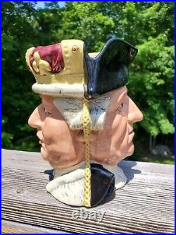 Royal Doulton Character Jug Mug George III/George Washington Large D6749 1985