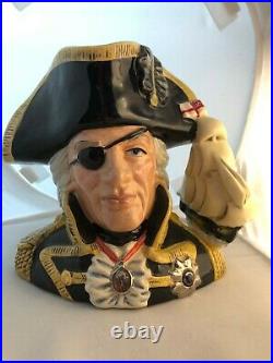 Royal Doulton Character Jug Mug Vice Lord Nelson -D6932 Jug Of The Year 1993