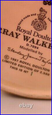 Royal Doulton Character Jug Murray Walker Number 1 of Ltd edition of 2500