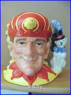 Royal Doulton Character Jug PUNCH & JUDY 2-SIDE Large D6946 1994 ONLY RDICC