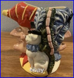 Royal Doulton Character Jug Punch & Judy D6946 Large 1993 Limited Ed 2-Sided