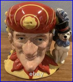Royal Doulton Character Jug Punch & Judy D6946 Large 1993 Limited Ed 2-Sided