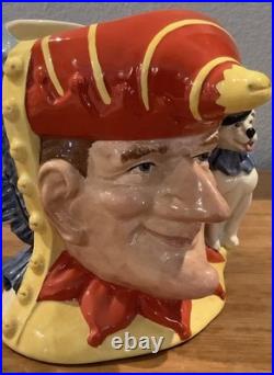 Royal Doulton Character Jug Punch & Judy D6946 Large 1993 Limited Ed 2-Sided