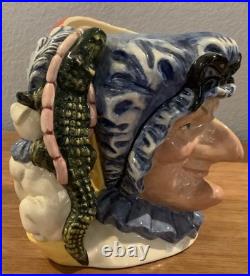 Royal Doulton Character Jug Punch & Judy D6946 Large 1993 Limited Ed 2-Sided