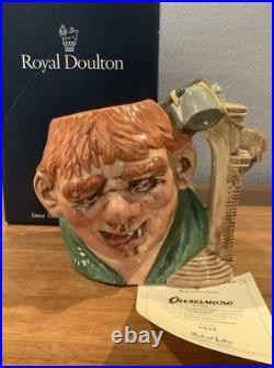 Royal Doulton Character Jug Quasimodo D7108 Large Limited Edition, Box, COA 1998