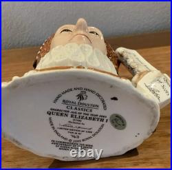 Royal Doulton Character Jug Queen Elizabeth I D7180 Large 2003Jug of the Year