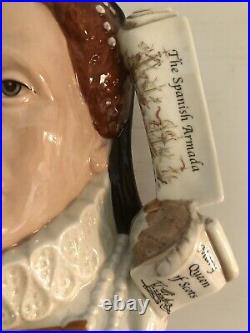 Royal Doulton Character Jug Queen Elizabeth I D7180 (Ltd. Ed. Of 1000)