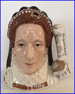 Royal Doulton Character Jug Queen Elizabeth I D7180 (Ltd. Ed. Of 1000)