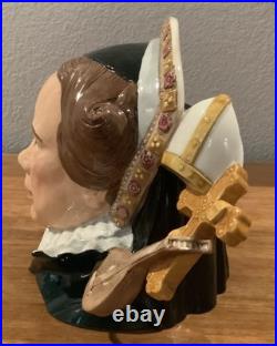 Royal Doulton Character Jug Queen Mary I D7188 Large Jug of the Year 2004 COA