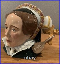 Royal Doulton Character Jug Queen Mary I D7188 Large Jug of the Year 2004 COA