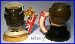 Royal Doulton Character Jug Queen Victoria D7072 Prince Albert D7073 Ltd Ed D4