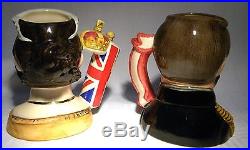 Royal Doulton Character Jug Queen Victoria & Prince Albert Ltd Ed D7072 D7073