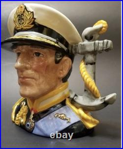 Royal Doulton Character Jug RARE Earl Mountbatten of Burma D6944 Large 7 Royal Doulton Character Jug RARE Earl Mountbatten of Burma D6944 Large 7