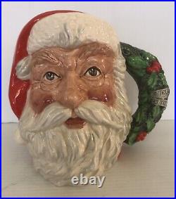 Royal Doulton Character Jug SANTA CLAUS D6794 (with Wreath Handle)