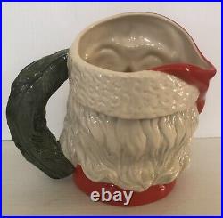 Royal Doulton Character Jug SANTA CLAUS D6794 (with Wreath Handle)