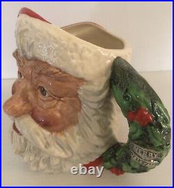 Royal Doulton Character Jug SANTA CLAUS D6794 (with Wreath Handle)