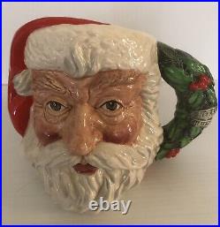 Royal Doulton Character Jug SANTA CLAUS D6794 (with Wreath Handle)